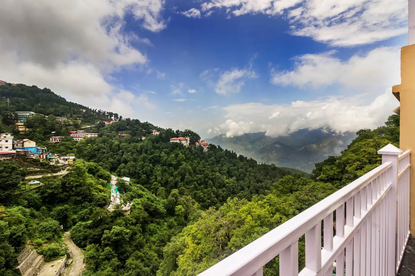 EllBee Mussoorie Hills on the hillside above Mall Road, one of the hotels the Zeffu team owns and runs